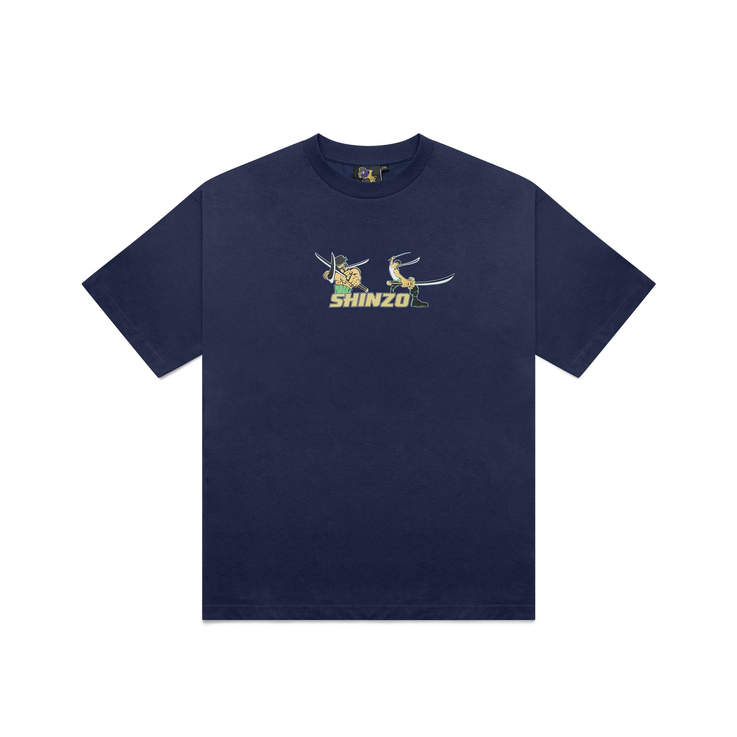 3 Swordz Style Navy Blue T-Shirt